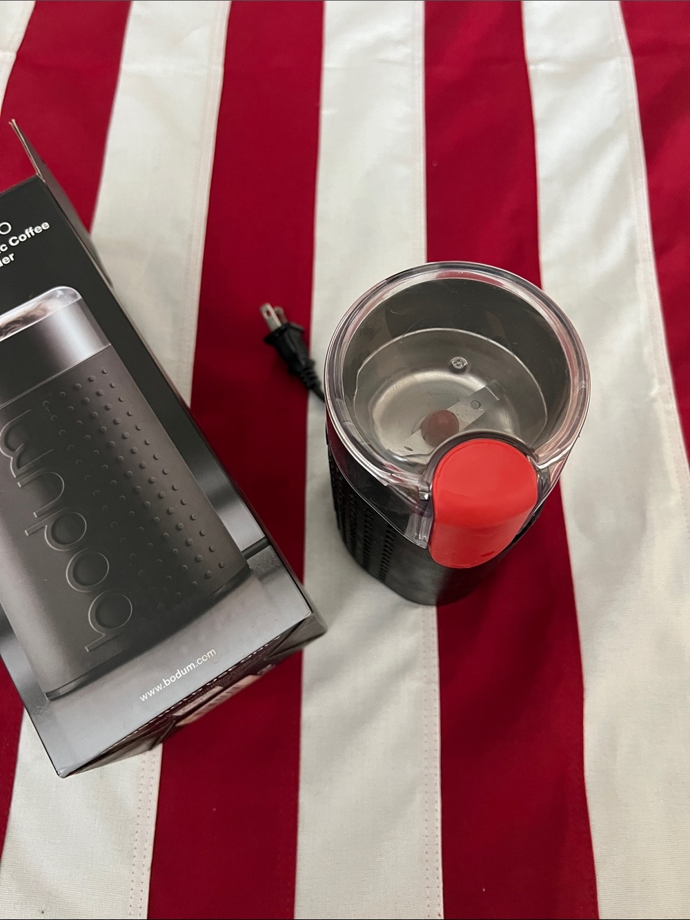 Bodum electric coffee grinder